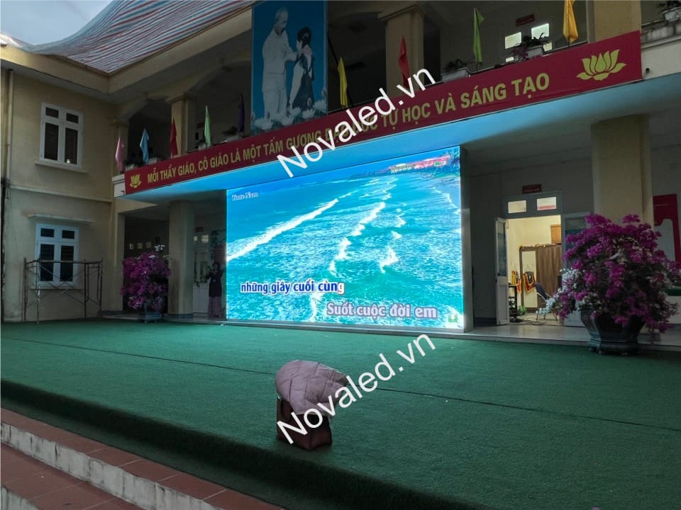 Màn hình led ngoài trời được Novaled bàn giao cho khách hàng sử dụng 