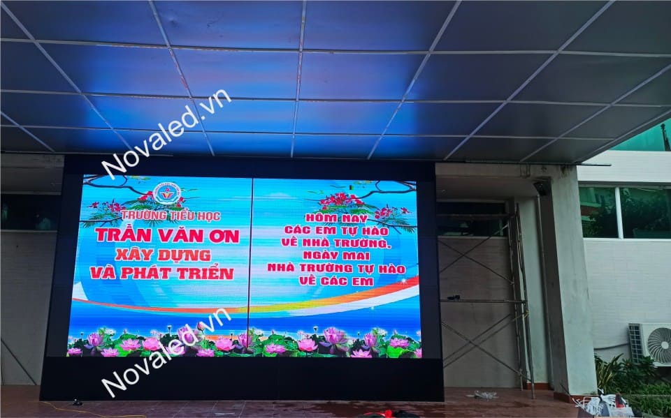 Màn hình led ngoài trời được Novaled bàn giao cho khách hàng sử dụng 