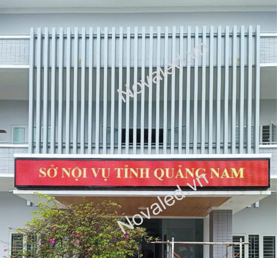 Màn hình led ngoài trời được Novaled bàn giao cho khách hàng sử dụng 